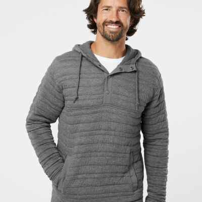 Horizon Quilted Anorak Hooded Pullover Thumbnail