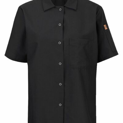 Women's Mimix™ Short Sleeve Cook Shirt with OilBlok Thumbnail