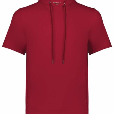 Youth Eco Revive™ Ventura Soft Knit Short Sleeve Hooded Sweatshirt Thumbnail