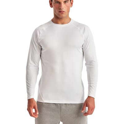 Unisex Panelled Long Sleeve Tech T-Shirt Thumbnail
