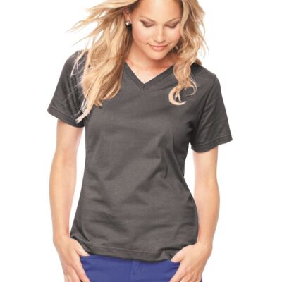 Women's Premium Jersey V-Neck Tee Thumbnail