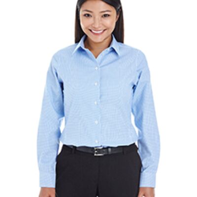 Ladies' Crown Collection® Royal Dobby Woven Shirt Thumbnail