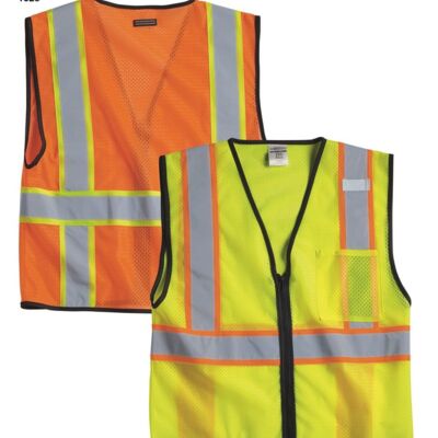 Economy Vest with Contrast Zipper Front Thumbnail